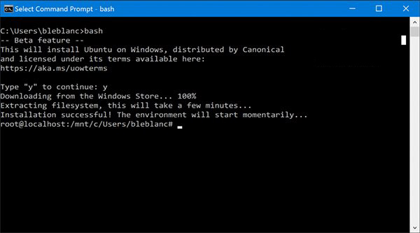 Win10系統(tǒng)開(kāi)啟Linux Bash命令行怎么操作 Win10系統(tǒng)開(kāi)啟Linux Bash命令行該操作方法