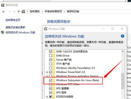 Win10系統(tǒng)開(kāi)啟Linux Bash命令行怎么操作 Win10系統(tǒng)開(kāi)啟Linux Bash命令行該操作方法